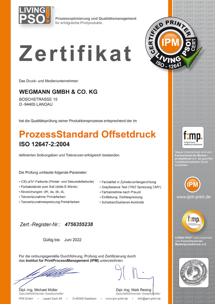 Zertifikat ISO 12647-2_2004